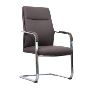 Bow frame office swivel chair for reception and conference use