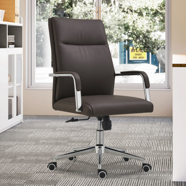 Adjustable Swivel Office & Reception Chair with Bow Frame – Conference & Guest Chairs (5) Bow frame office swivel chair for reception and conference use