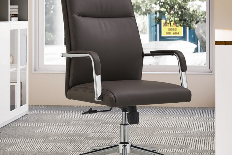 Bow frame office swivel chair for reception and conference use