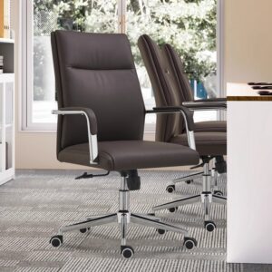 Bow frame office swivel chair for reception and conference use