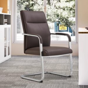 Bow frame office swivel chair for reception and conference use
