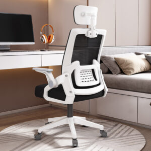 Ergonomic mesh swivel chair for home office and study use