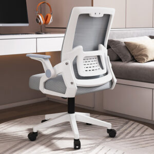 Ergonomic mesh swivel chair for home office and study use