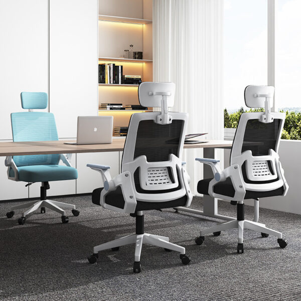Ergonomic mesh swivel chair for home office and study use