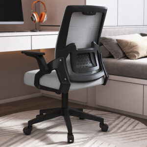 Ergonomic mesh swivel chair for home office and study use