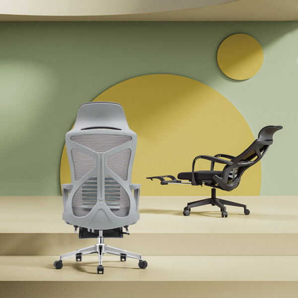 Ergonomic reclining boss chair for home and office with 170-degree backrest