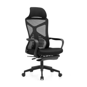 Ergonomic reclining boss chair for home and office with 170-degree backrest