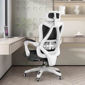 Ergonomic office and gaming chair with lumbar support for long sitting