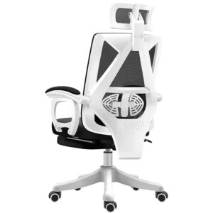 Ergonomic office and gaming chair with lumbar support for long sitting