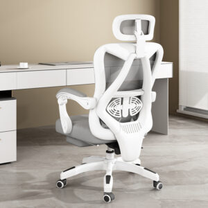 Ergonomic office and gaming chair with lumbar support for long sitting