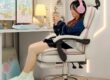 Ergonomic gaming and study chair for students and office use