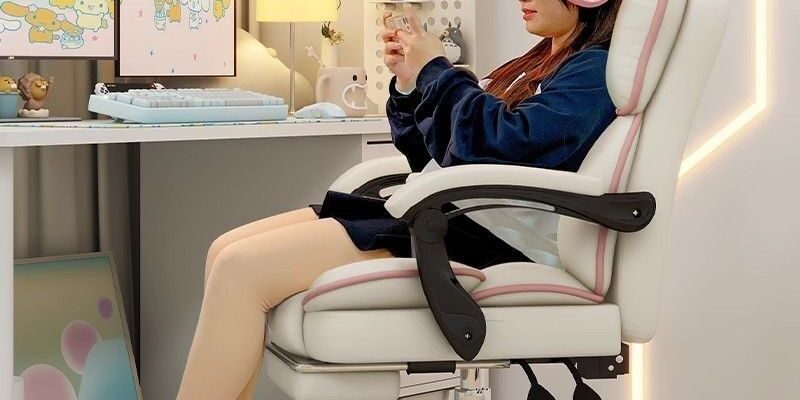 Ergonomic Chairs – Gaming Computer Chair for Office, Dorm & Student Desk Use (2) Ergonomic gaming and study chair for students and office use