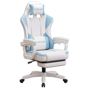 Ergonomic gaming chair with modern design for home streaming and long sitting