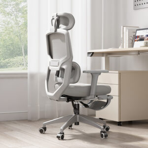 Ergonomic reclining computer chair with 3D armrests for gaming and office use