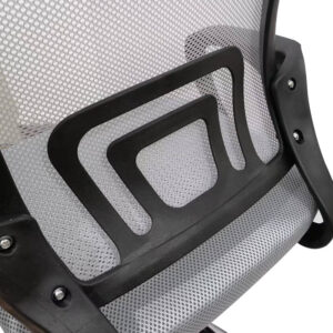 Minimalist mesh ergonomic chair for home office, dorm, or staff workspace