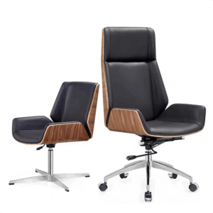 High back PU leather swivel boss chair for executive office use