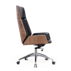 High back PU leather swivel boss chair for executive office use