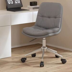  Stylish leather office chair for women – comfortable desk and makeup chair for bedroom