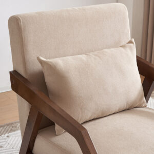 Modern leisure armchair for living room, balcony, and office