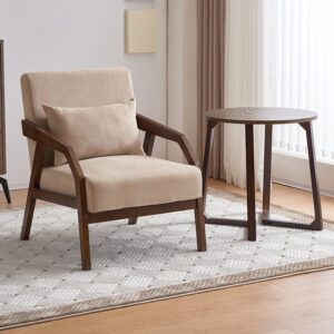 Modern leisure armchair for living room, balcony, and office