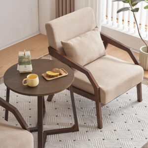 Modern leisure armchair for living room, balcony, and office