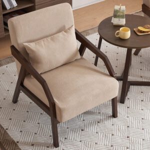 Modern leisure armchair for living room, balcony, and office
